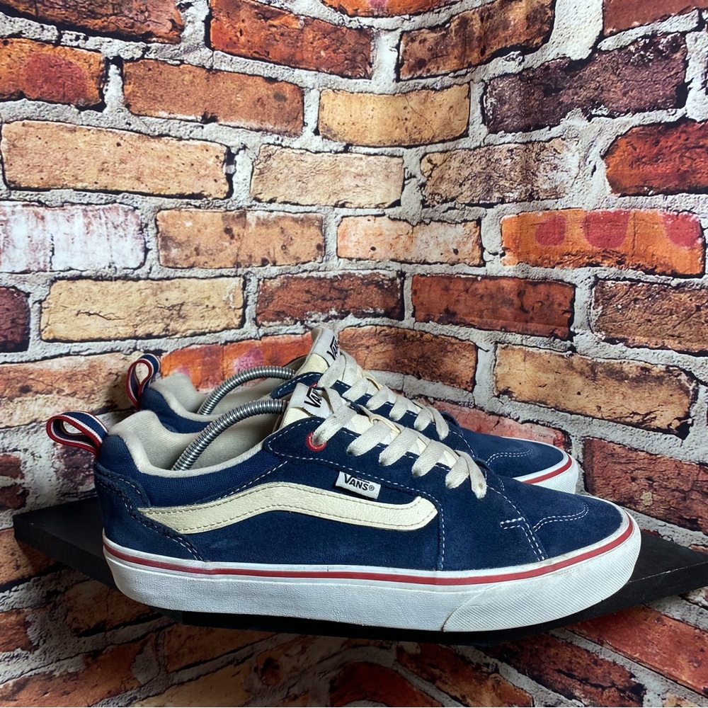 Vans Blue and White Men's Shoes